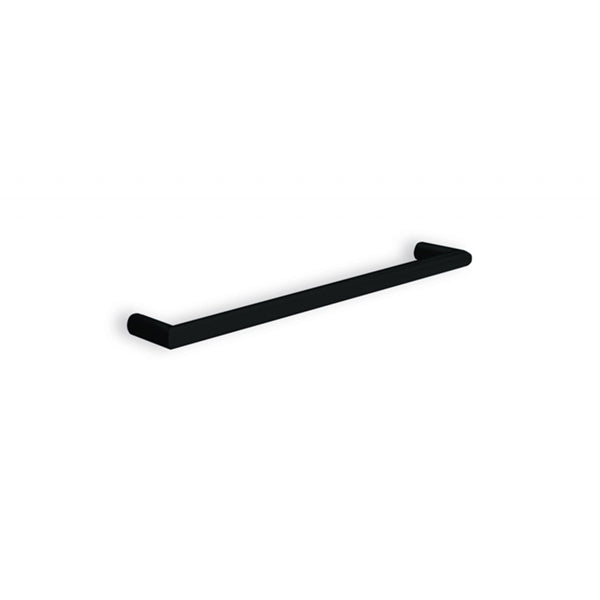 Thermogroup 12V Single Horizontal Heated Towel Rail 632mm Matte Black - The Blue Space