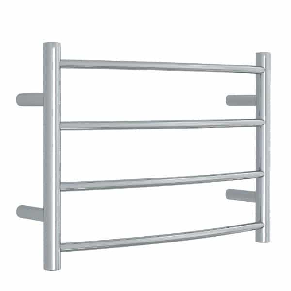 Thermogroup Thermorail 4 Bar Curved Heated Towel Ladder 600mm - The Blue Space