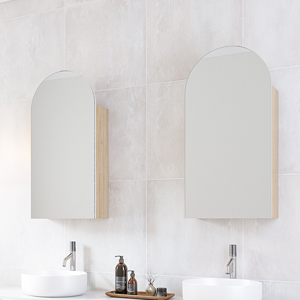 Timberline Church Shaving Cabinet 400mm - The Blue Space