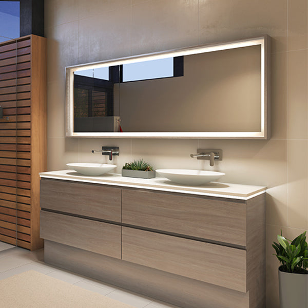 Timberline Halifax 600mm - 1500mm Mirror with Timberline Vanity - The Blue Space