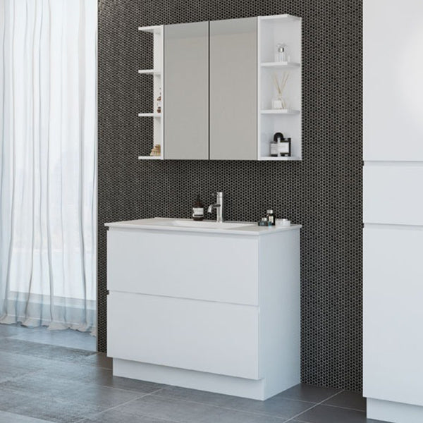 Timberline Nevada Plus Floor Standing Vanity with Alpha Ceramic Top at The Blue Space