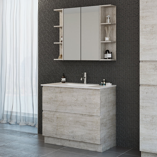 Timberline Nevada Plus Freestanding Vanity with Alpha Ceramic Top at The Blue Space