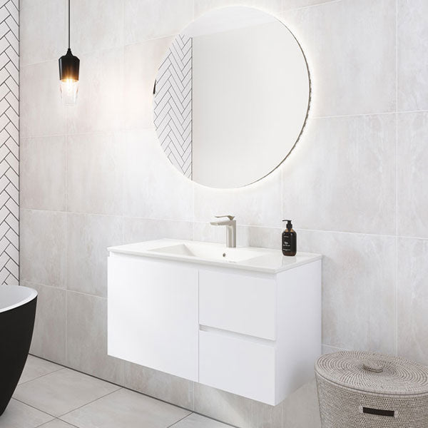 Timberline Nevada Wall Hung Vanity with Alpha Ceramic Top