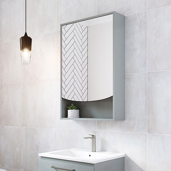 Timberline Pure Bliss Shaving Cabinet 600mm - The Blue Space