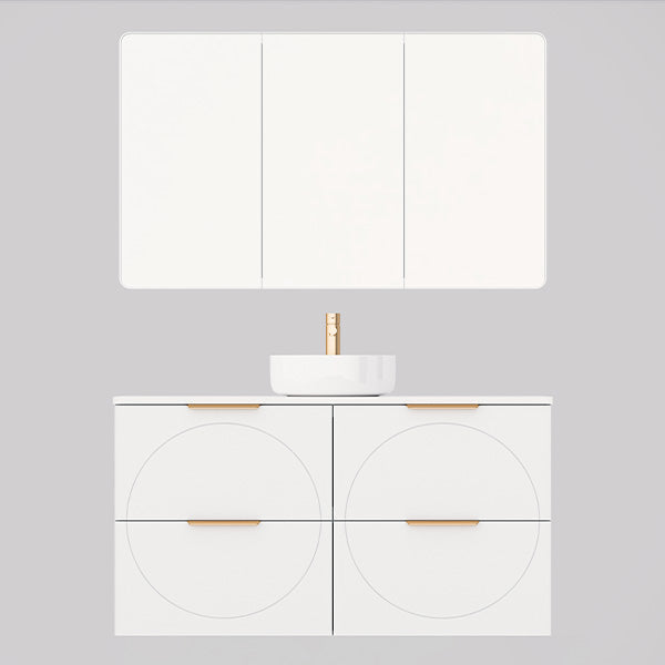 Timberline Sutherland House Retro Wall Hung Vanity - The Blue Space