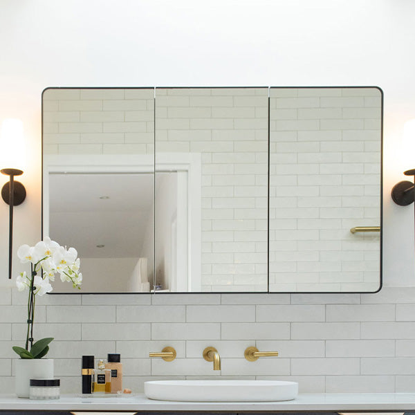 Timberline Sutherland House Shaving Cabinet - Sizes 600, 750, 900, 1200, 1500, 1800 - The Blue Space