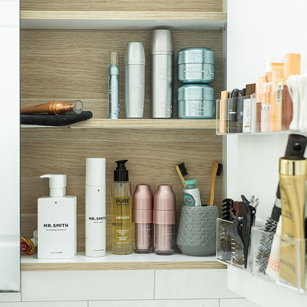 Sutherland House Collection Shaving Cabinet Interior with optional Storage Queen Shaver Organiser System (Sold Separately) - The Blue Space