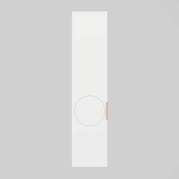 Timberline Sutherland House Tallboy Storage Cabinet 400mm Retro Wall Hung - The Blue Space