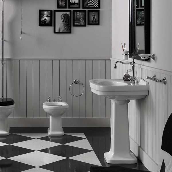 Turner Hastings Claremont 68 x 51 Basin And Pedestal Lifestyle Image - The Blue Space