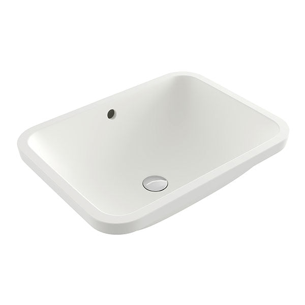 Turner Hastings Fino 55 x 41 Undercounter Basin Matte White - The Blue Space