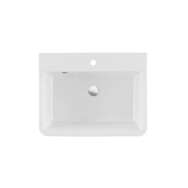 Turner Hastings Ravine 66 x 51 Fine Fireclay Inset Sink Lifestyle Image - The Blue Space