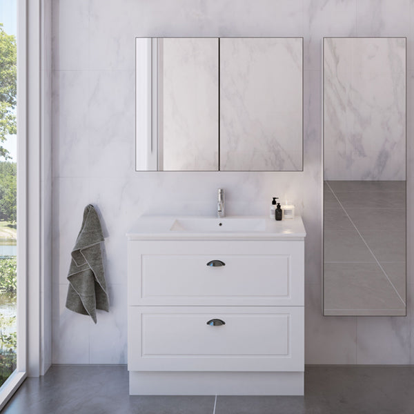 Timberline Nevada Classic Plus Floor Standing Vanity Alpha Ceramic Basin Top