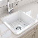Turner Hastings Cuisine 46 x 46 Inset Ceramic Fine Fireclay Kitchen Sink - The Blue Space