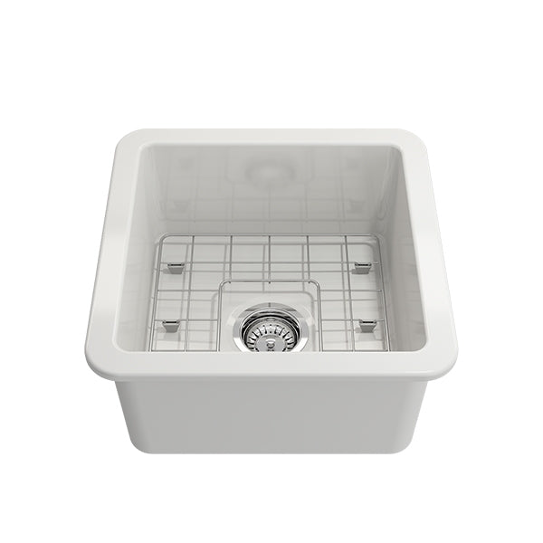 Turner Hastings Cuisine 46 x 46 Inset/Undermount Fine Fireclay Sink - The Blue Space