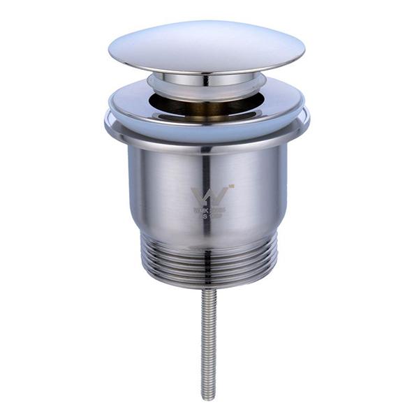 Turner Hastings Universal 32/40mm Two Piece Brass Pop-up Waste - Brushed Nickel Online at The Blue Space