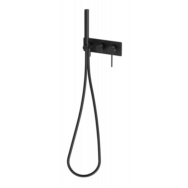 Phoenix Vivid Slimline Wall Shower System - Matte Black Online at The Blue Space