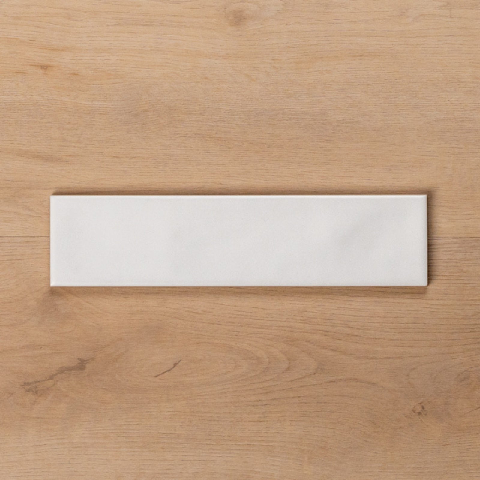 Single no Hand Whitehaven White Wavy Satin Ceramic Subway Tile 68x280mm HAMWHS13 - The Blue Space