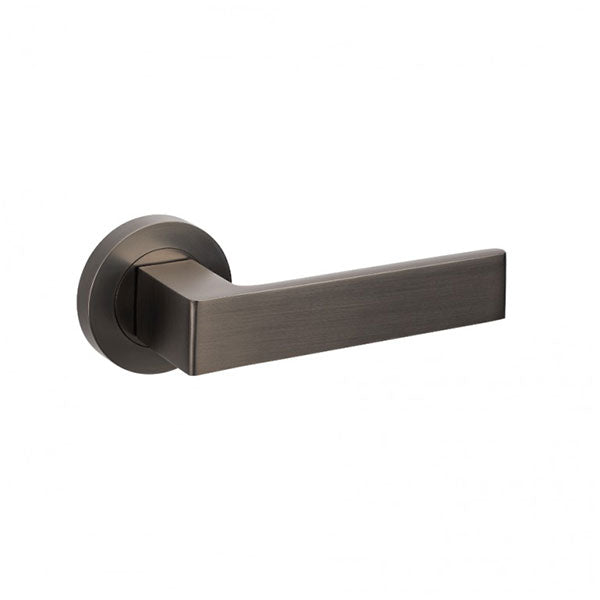 Zanda Boston Privacy Door Handle Set Graphite Nickel