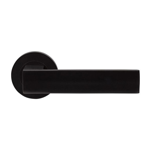Zanda Boston Privacy Set Matte Black online at The Blue Space | Square passage door handles