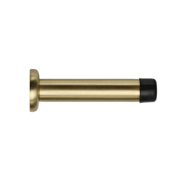 Zanda Skirting Fix Door Stop Satin Brass online at The Blue Space