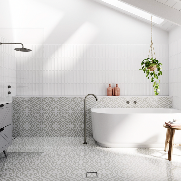 Modern Hamptons Bathroom with signature bath