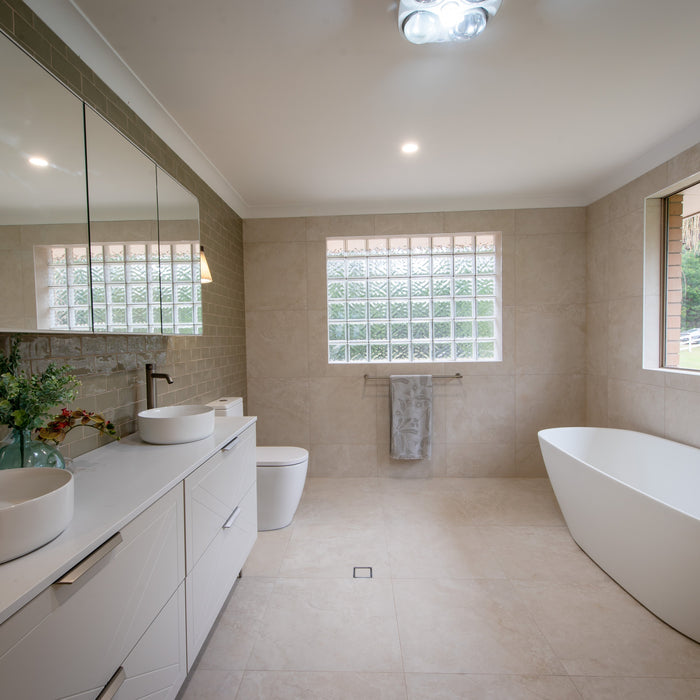 A Calm, Contemporary Bathroom Transformation in Nowra Hill | Selling Houses Australia Season 18