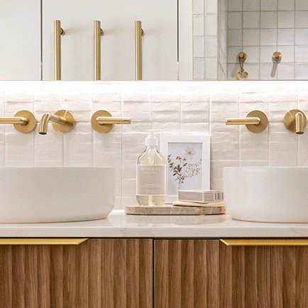 A Luxe, Family-Friendly Bathroom by Naomi Findlay