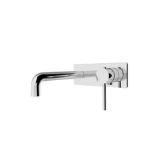 Nero Dolce Wall Basin Mixer Stylish Spout Chrome | The Blue Space