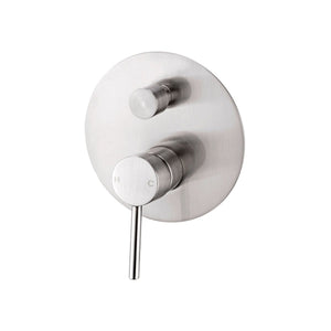 Nero Dolce Shower Mixer With Diverter Brushed Nickel