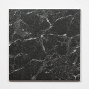 Matrix Black Marble Look Matte Porcelain Tile P3 200mm x 200mm