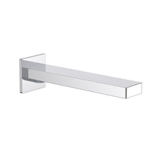 Clark Square Wall Basin/Bath Outlet 220mm - Chrome - The Blue Space