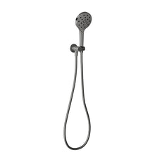 Phoenix Tapware Ormond LuxeXP Hand Shower with Flexible Bracket in Brushed Carbon - The Blue Space