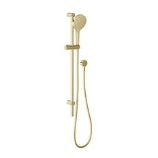 Phoenix Tapware Ormond Rail Shower with Luxe XP Technology in Brushed Gold - The Blue Space