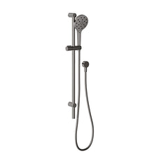 Phoenix Tapware Ormond Rail Shower with Luxe XP Technology in Brushed Carbon - The Blue Space