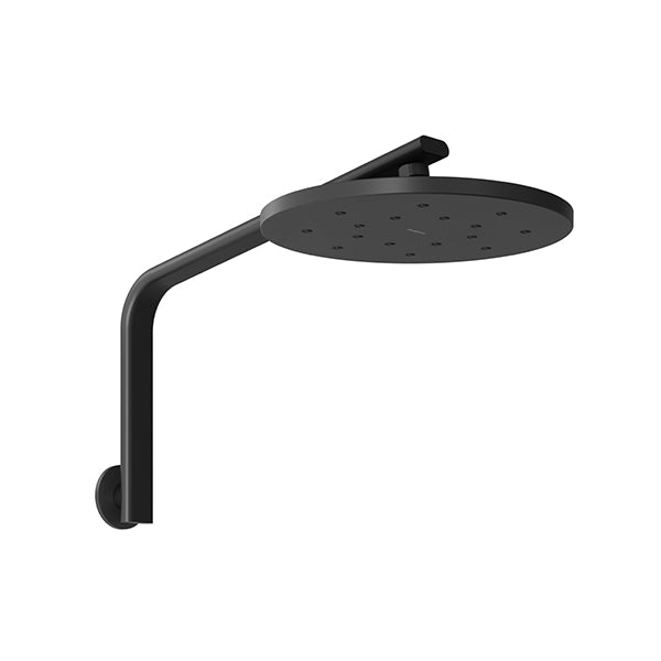Phoenix Tapware Oxley High-Rise Shower Arm & Rose Matte Black