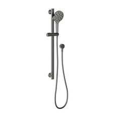 Phoenix Tapware Oxley Rail Shower with Luxe XP Technology in Brushed Carbon - The Blue Space