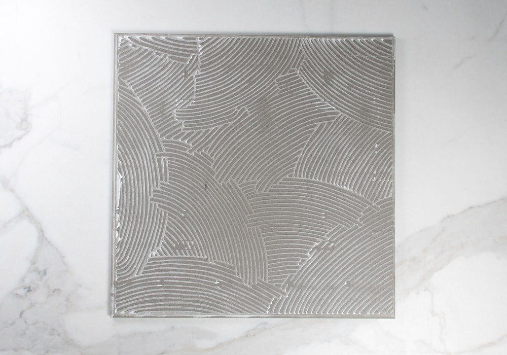 Grey Valerie Travertine Tile P4 Tech Grip Porcelain 600 x 600
