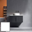 Ingrain 900mm Wall Hung Vanity with Pure white Grain Sintered Stone Top and wall mounted tap