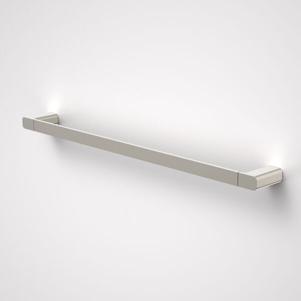 Caroma Luna Single Towel Rail 630mm Brushed Nickel