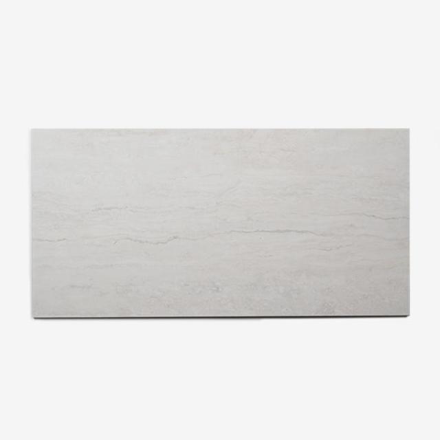 Bianco Josie Cross Cut Travertine Tile Tech grip 300 x 600 x 10mm Porcelain  | The Blue Space