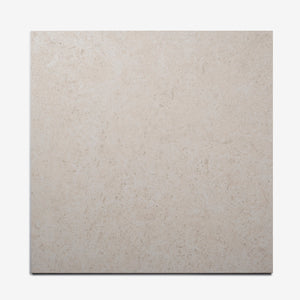 Ivory Myra Limestone Tile Matt 600 x 600 x 10mm Porcelain