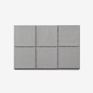 Grey Luca Hand Made Gloss Tile 100 x 100 x 8mm