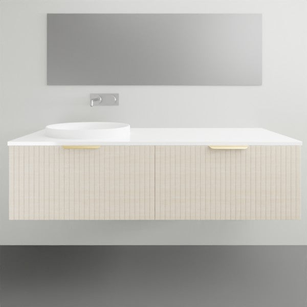 ADP Ashley Wall Hung Vanity - 1500mm Left Bowl | The Blue Space