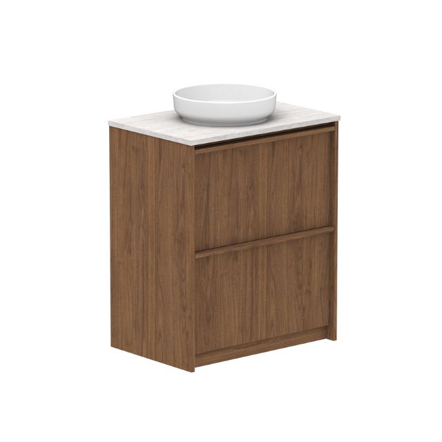 ADP Eli Floor Standing Vanity 750mm Centre Bowl ELIFAW0750WKCCP | The Blue Space