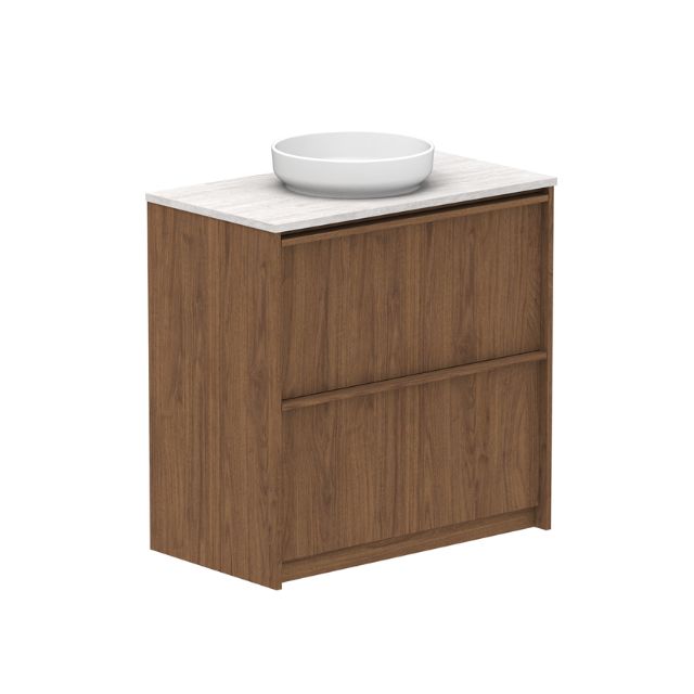 ADP Eli Floor Standing Vanity 900mm Centre Bowl ELIFAW0900WKCCP | The Blue Space