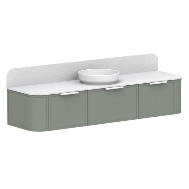 ADP Flo Wall Hung Vanity with Caesarstone Top