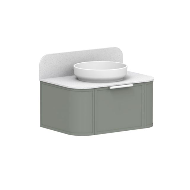 ADP Flo Wall Hung Vanity with Caesarstone Top