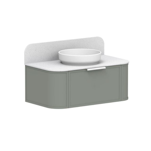 ADP Flo Wall Hung Vanity with Caesarstone Top