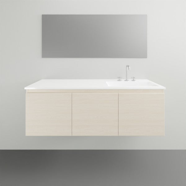 ADP Glacier Lite All Door Slim Vanity with Ceramic Top - 1200mm Right Bowl | The Blue Space