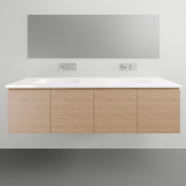 ADP Glacier Lite All Door Slim Vanity with Ceramic Top
